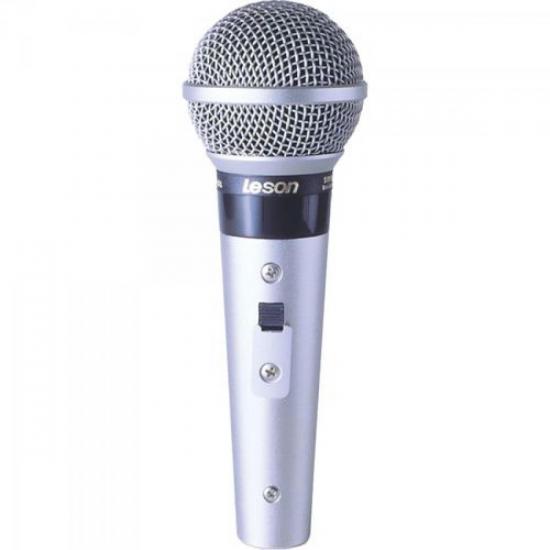 Microfone Profissional Com Fio Cardióide SM58 P4 LESON Microfone Profissional Com Fio Cardióide SM58 P4 LESON