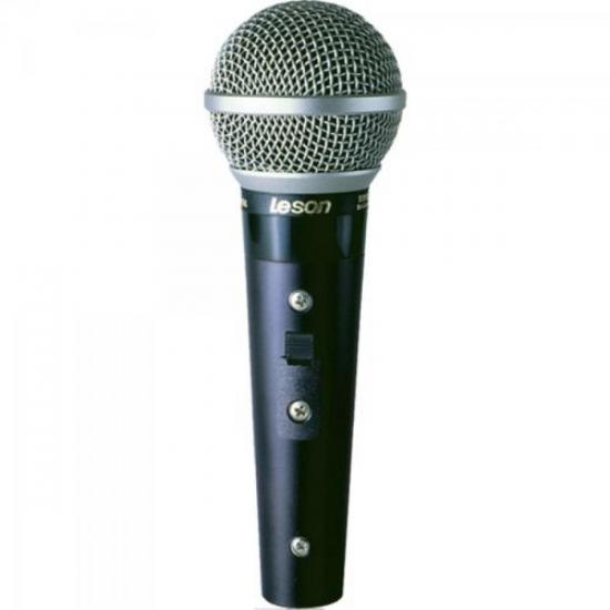 Microfone Profissional Com Fio Supercardióide SM58 PLUS LESON Microfone Profissional Com Fio Supercardióide SM58 PLUS LESON