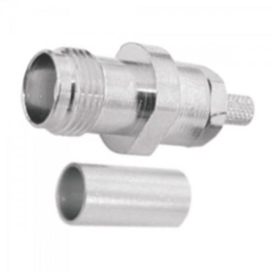 Conector Fêmea para RG058 CRIMPAR TF13CR/MC015 MC INDUSTRIAL Conector Fêmea para RG058 CRIMPAR TF13CR/MC015 MC INDUSTRIAL