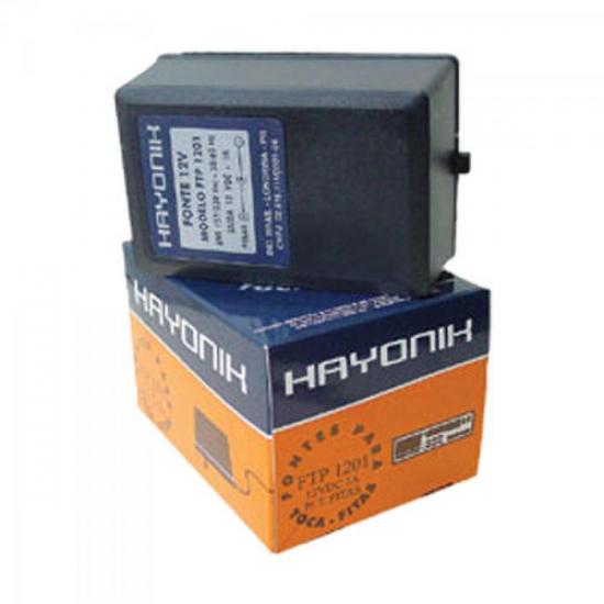 Fonte FTP1201E Parede 12VDC 1A Estabilizada HAYONIK Fonte FTP1201E Parede 12VDC 1A Estabilizada HAYONIK