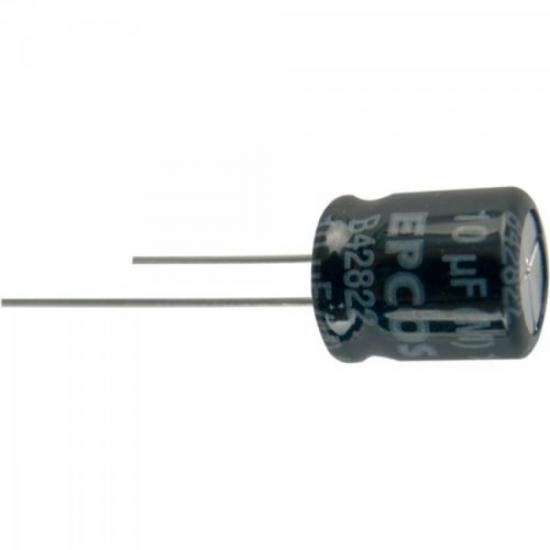Condensador Eletrolítico 10/100V Radial Bipolar EPCOS Condensador Eletrolítico 10/100V Radial Bipolar EPCOS