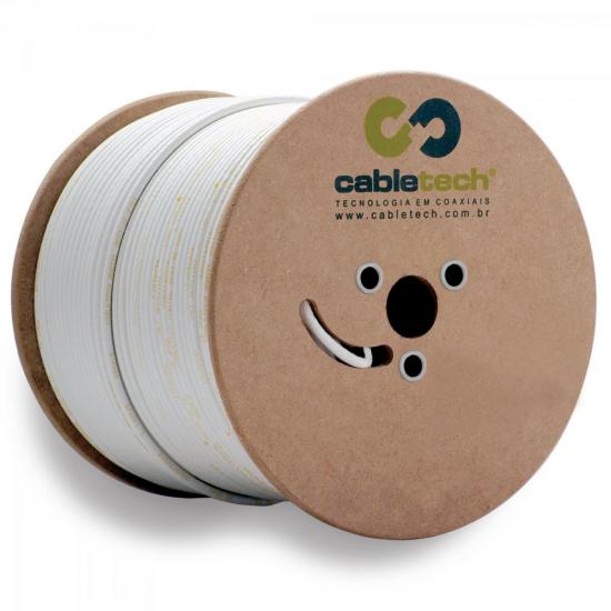 Coaxial STF59 40 Branco Bobina CABLETECH Coaxial STF59 40 Branco Bobina CABLETECH