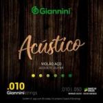 Encordoamento Para Violão GESWAM Série Acústico Aço 0.10 GIANNINI Encordoamento Para Violão GESWAM Série Acústico Aço 0.10 GIANNINI