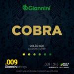 Encordoamento Para Violão Folk GEEWAK Cobra Aço 0.09 GIANNINI Encordoamento Para Violão Folk GEEWAK Cobra Aço 0.09 GIANNINI