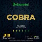 Encordoamento Para Violão GEEFLE Série Cobra Aço 0.10 GIANNINI Encordoamento Para Violão GEEFLE Série Cobra Aço 0.10 GIANNINI