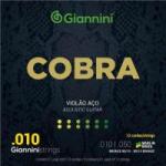 Encordoamento Para Violão 12 Cordas GEE12 Cobra Aço 0.10 GIANNINI Encordoamento Para Violão 12 Cordas GEE12 Cobra Aço 0.10 GIANNINI