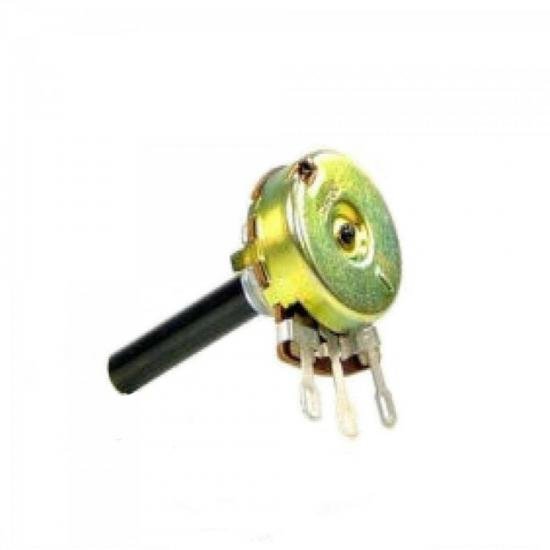Potenciômetro Mini s/Chave Linear 5K L20 GENÉRICO Potenciômetro Mini s/Chave Linear 5K L20 GENÉRICO