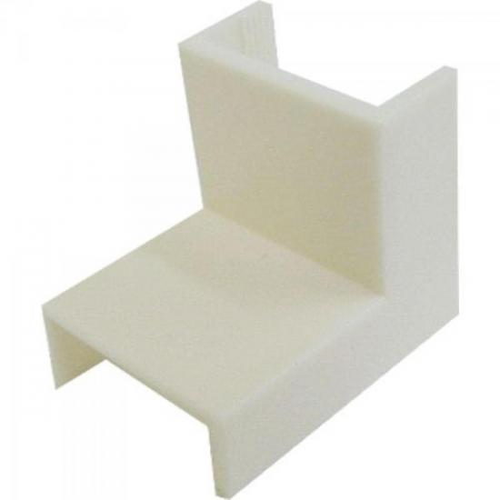 Derivação para Canaleta Tipo L Int. 20 x 10mm GENÉRICO Derivação para Canaleta Tipo L Int. 20 x 10mm GENÉRICO