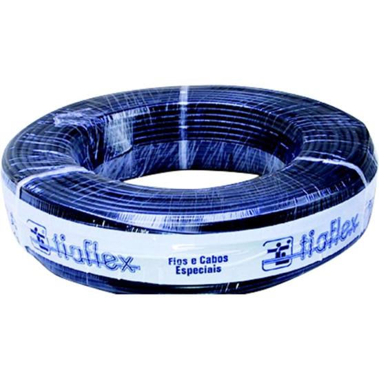 Fio Guitarra 0,20mm Emborrachado Preto TIAFLEX Fio Guitarra 0,20mm Emborrachado Preto TIAFLEX