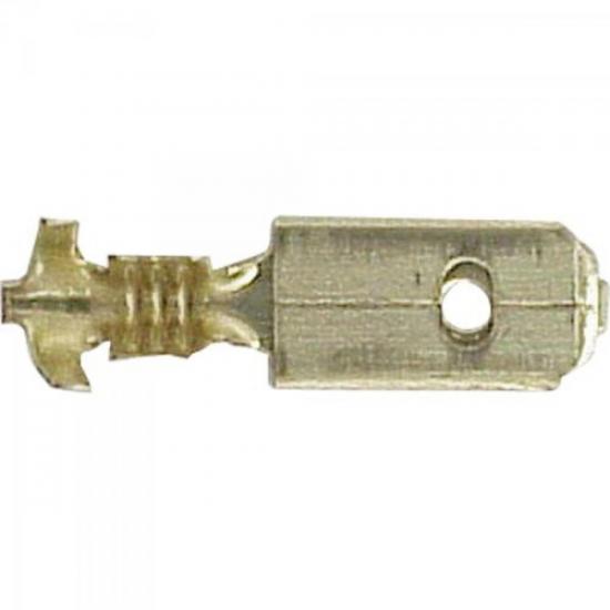 Terminal Macho 6,3mm p/Fio 1mm a 2,5mm ETE-7028 GENÉRICO Terminal Macho 6,3mm p/Fio 1mm a 2,5mm ETE-7028 GENÉRICO