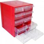 Conjunto de Gaveteiro CG 510 Vermelho MAGUS