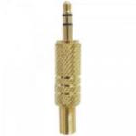 Plug P2 Stereo com Mola Gold GENÉRICO