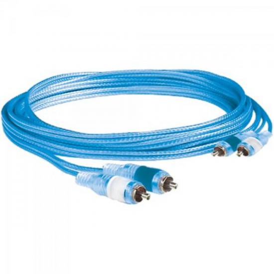 Cabo Áudio Car 2RCA2 Azul 5 Metros HAYONIK cho) 5 Metros Azul HAYONIK Cabo Áudio Car 2RCA2 Azul 5 Metros HAYONIK cho) 5 Metros Azul HAYONIK