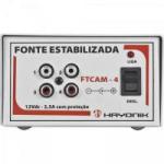 Fonte FTCAM-4 12VDC 2A Para 4 Minicâmeras HAYONIK