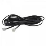Extensão para Telefone/Fax RJ11 5 Metros 6X2 Preto GENÉRICO