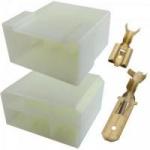 Conector Completo 6 Vias Macho/Fêmea com Terminais GENÉRICO