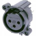 Conector XLR Fêmea NC3FAAV0 3 Polos NEUTRIK Conector XLR Fêmea NC3FAAV0 3 Polos NEUTRIK