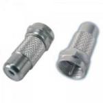 Adaptador Entra RCA Macho Sai Plug F GENÉRICO