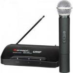 Microfone de Mão Sem Fio KRU-200 Preto KARSECT