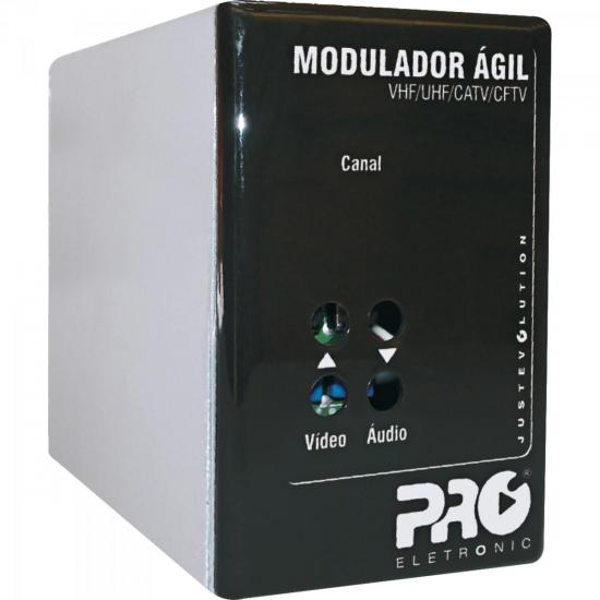 Modulador Ágil VHF/UHF/CATV/CFTV PQMO-2600 PROELETRONIC Modulador Ágil VHF/UHF/CATV/CFTV PQMO-2600 PROELETRONIC