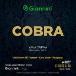 Encordoamento Para Viola Caipira GESVNM Cobra Aço Média GIANNINI