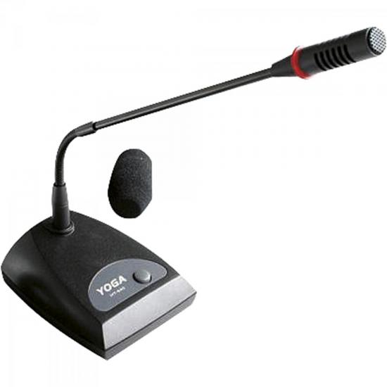 Microfone de Mesa com Cabo XLR x P10 Mono 7,80mts HT82 Preto YOGA Microfone de Mesa com Cabo XLR x P10 Mono 7,80mts HT82 Preto YOGA
