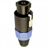 Conector Speakon Macho SPKN4-105 4 Vias Azul HYX