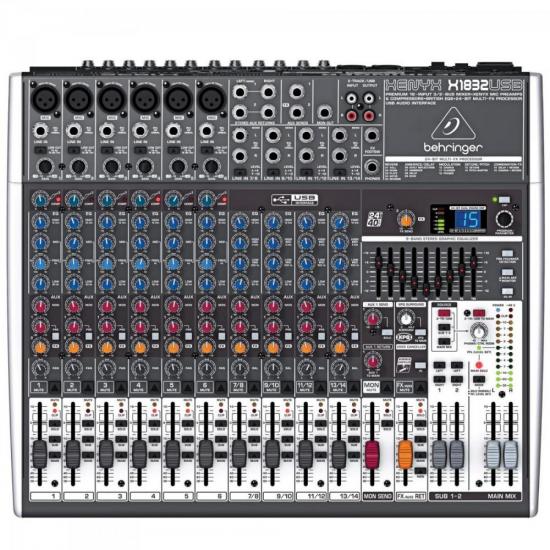 Mixer Xenyx X1832USB 18 Canais BEHRINGER Mixer Xenyx X1832USB 18 Canais BEHRINGER