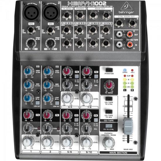 Mixer XENYX 1002 10 Entradas BEHRINGER Mixer XENYX 1002 10 Entradas BEHRINGER