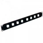 Régua Padrão Rack 19" 1U para 8XLR PROJETA Régua Padrão Rack 19" 1U para 8XLR PROJETA