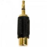 Adaptador Entrada RCA x Saida P2 Mono Dourado GENÉRICO