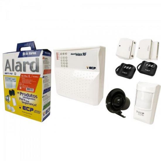 Kit Alarme Alard Max 4 c/ Discadora 4 Setores ECP Kit Alarme Alard Max 4 c/ Discadora 4 Setores ECP