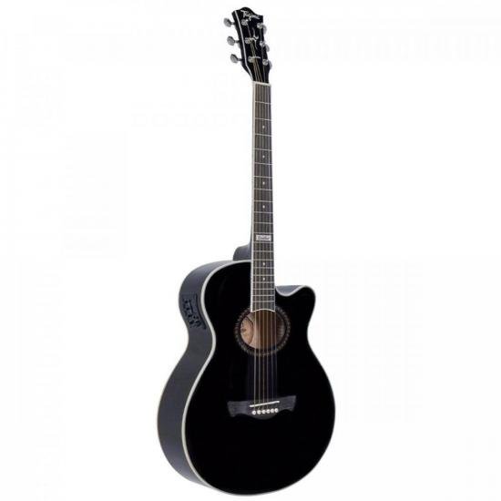 Violão Elétrico Aço Preto Dallas Tuner TAGIMA Violão Elétrico Aço Preto Dallas Tuner TAGIMA