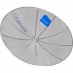 Antena Parabólica Para Laje 1,70m Banda C SLIM TELESONIC