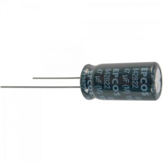 Condensador Eletrolítico 47/100V BIPOLAR 42822 EPCOS Condensador Eletrolítico 47/100V BIPOLAR 42822 EPCOS