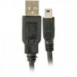 Cabo USB 2.0 x Mini USB 5 Pinos 1,8 Metros Preto GENÉRICO Cabo USB 2.0 x Mini USB 5 Pinos 1,8 Metros Preto GENÉRICO