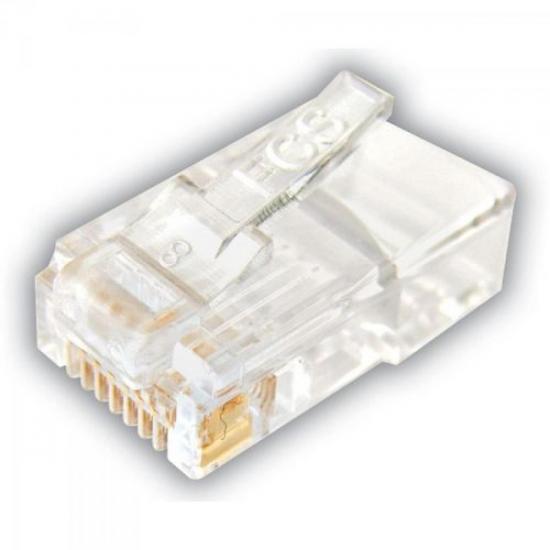 Conector Macho CAT5e U/UTP Pacote com 100 unidades SOHOPLUS Conector Macho CAT5e U/UTP Pacote com 100 unidades SOHOPLUS