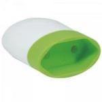 Pino Adaptador 2P para 2P Chato 15A Branco/Verde DANEVA