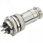 Conector Microfone Fêmea/Macho de Linha 4 Pinos GENÉRICO