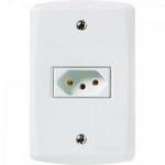 Tomada Simples 4x2 2P+T NBR 20A 250V 57145/013 Branca TRAMONTINA