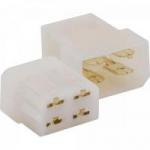 Conector Completo 4 Vias Macho/Fêmea com Terminais 35/A GENÉRICO
