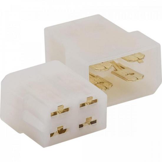 Conector Completo 4 Vias Macho/Fêmea com Terminais 35/A GENÉRICO Conector Completo 4 Vias Macho/Fêmea com Terminais 35/A GENÉRICO