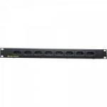 Régua Caixa Rack 19" 8 Tomadas Frontais AC 2P+T NBR 2706N PROJETA Régua Caixa Rack 19" 8 Tomadas Frontais AC 2P+T NBR 2706N PROJETA