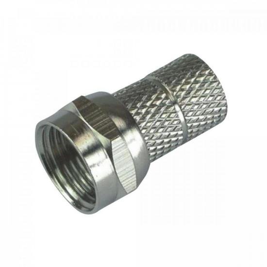 Conector F para Cabo RG59 de Rosquear GENÉRICO Conector F para Cabo RG59 de Rosquear GENÉRICO