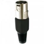 Conector Cannon XLR Macho 1/2 Plástico Vermelho GENÉRICO Conector Cannon XLR Macho 1/2 Plástico Vermelho GENÉRICO