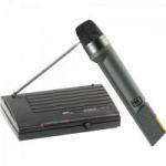 Microfone sem Fio VHF655 Preto SKP Microfone sem Fio VHF655 Preto SKP