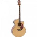 Violão Eletroacústico Jumbo Cutaway Aço GF-4 CEQ Natural GIANNINI Violão Eletroacústico Jumbo Cutaway Aço GF-4 CEQ Natural GIANNINI