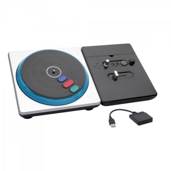 DJ Hero sem Fio para PS2/PS3 PS4702 Preto e Prata INTEGRIS DJ Hero sem Fio para PS2/PS3 PS4702 Preto e Prata INTEGRIS