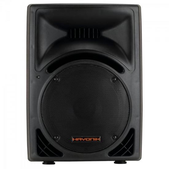 Caixa Acústica Ativa 200W USB/FM HUNTER 2000A Preta HAYONIK Caixa Acústica Ativa 200W USB/FM HUNTER 2000A Preta HAYONIK