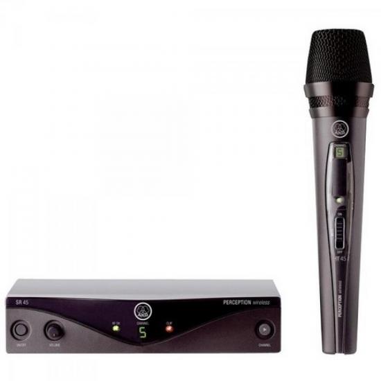 Microfone Wireless PW45 VSET B1 Preto AKG Microfone Wireless PW45 VSET B1 Preto AKG